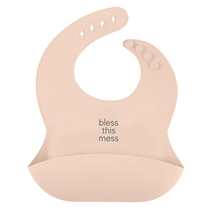 Silicone Bib - Bless this mess