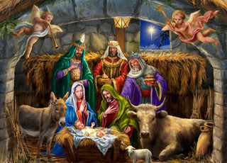 In the Manger Christmas Cards Boxed