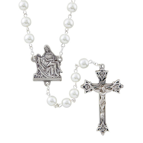 Pieta Collection Rosary - Ivory