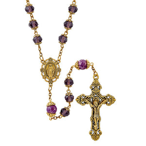 Picasso Collection Rosary - Amethyst