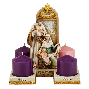 Prepare the Way Advent Candle Holder (10")
