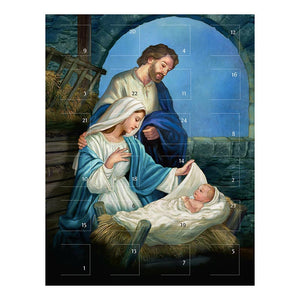 Advent Calendar Greeting Card - Holy Family