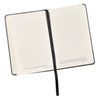 Be Strong Gray Faux Leather Hardcover Notebook with Elastic Band Closure - Joshua 1:9