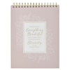 Everything Beautiful Pink Floral Spiral Notepad - Ecclesiastes 3:11