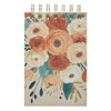 Joyful Patient Faithful Heirloom Floral Tiered Spiral Notepad - Romans 12:12