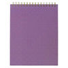 Blessed Purple Floral Spiral Notepad