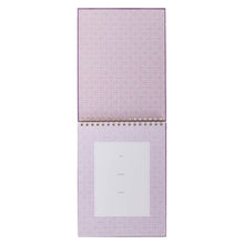 Blessed Purple Floral Spiral Notepad