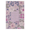 Trust in the Lord Purple Floral Hardcover Top-Flip Notepad - Proverbs 3:5
