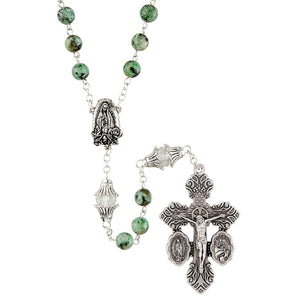 Our Lady of Guadalupe and Juan Diego Dual Medal Crucifix Rosary