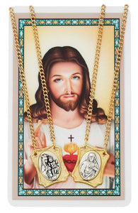 Scapular Pendant & Prayer Card Set