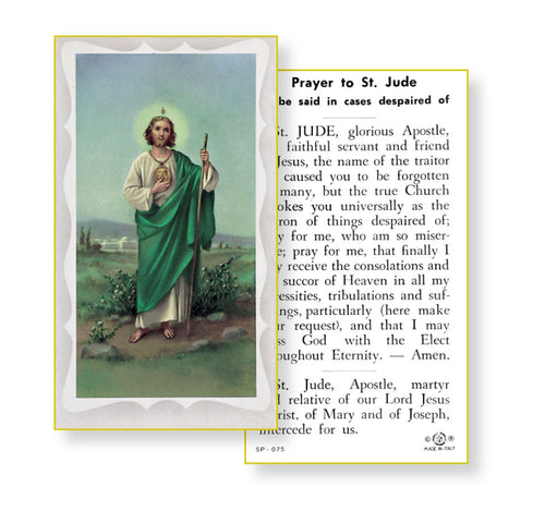 Saint Jude Holy Card