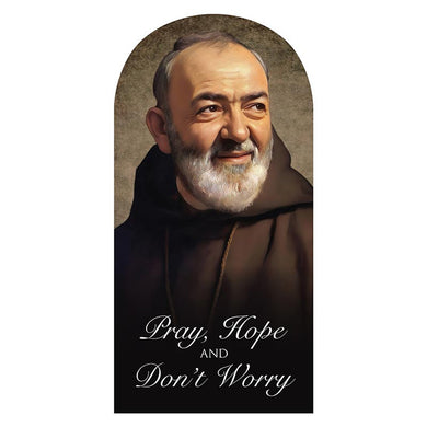 Saint Padre Pio Arched Plaque