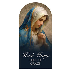 Arched Hail Mary Plaque