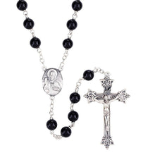 Onyx Lock-Link Rosary
