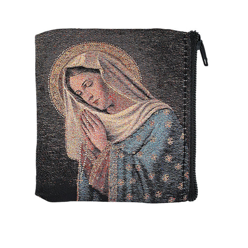 PRAYING MADONNA ROSARY CASE