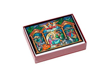 Boxed Stained Glass Nativity Christmas Cards