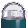 Be Still Teal Floral Stainless Steel Travel Tumbler - Psalm 46:10