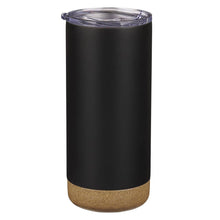 Man of God Black Stainless Steel Tumbler - 1 Timothy 6:11