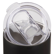 Man of God Black Stainless Steel Tumbler - 1 Timothy 6:11