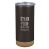 Stand Firm in the Faith Espresso-brown Stainless Steel Tumbler - 1 Corinthians 16:13