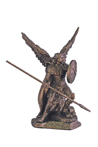 Archangel Raphael in cold cast bronze