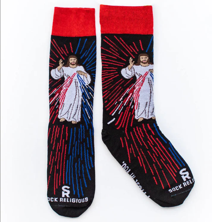 Divine Mercy Adult Socks - OSFM