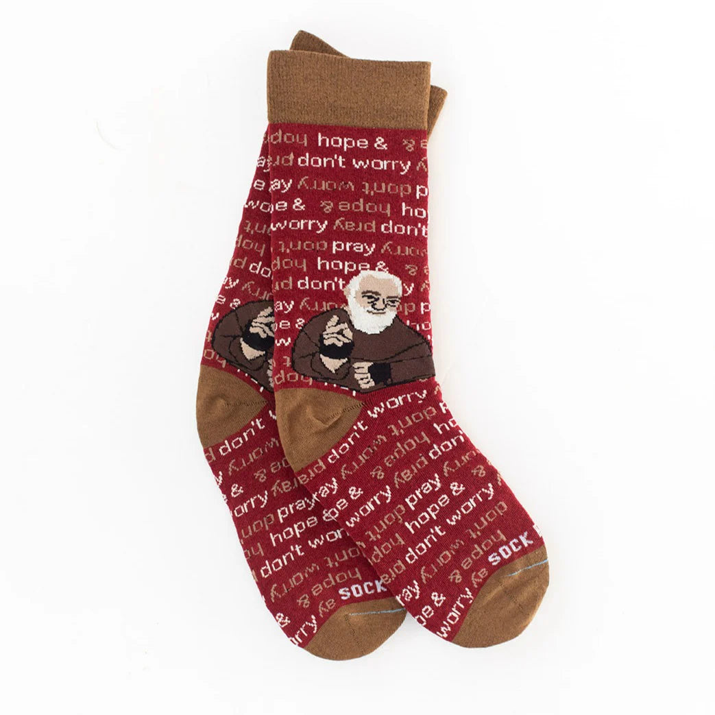 St. Padre Pio Adult/OSFM Socks