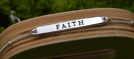 Walk Alongside Me Anklet - Faith