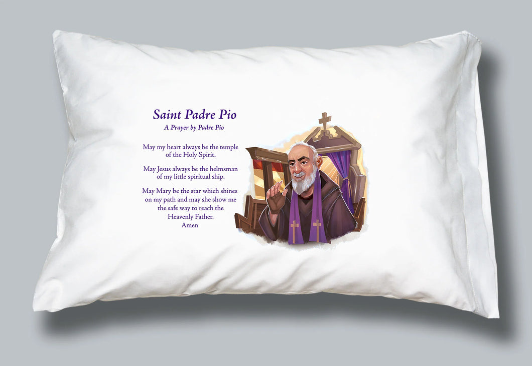 St. Padre Pio Pillowcase