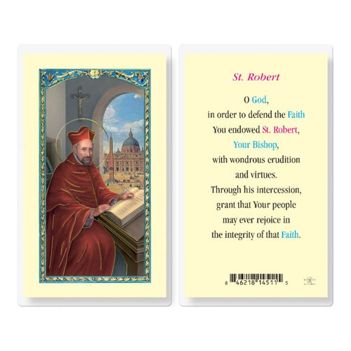 Saint Robert Prayer Card