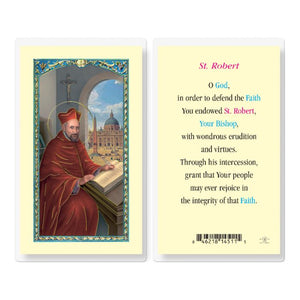 Saint Robert Prayer Card