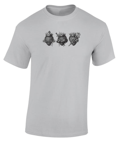 Three Hearts of Holy Family T-Shirt - XXL
