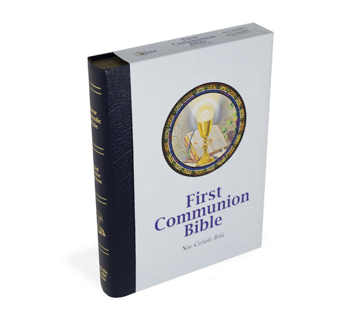 FIRST COMMUNION BIBLE - NEW CATHOLIC BIBLE BLUE