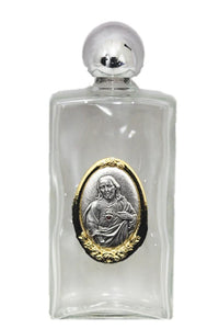 Sacred Heart of Jesus Holy Water Bottle
