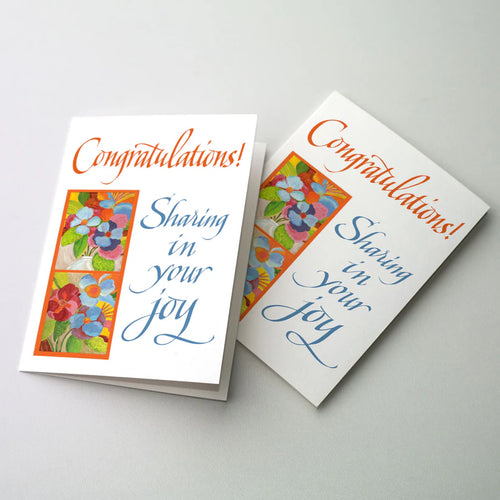 Congratulations! Sharing in Your Joy Card