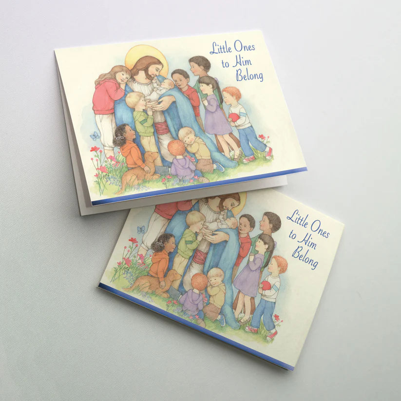 Little Ones to Him Belong - Sr. Sophie's Baptism Prayer Baptism Card