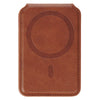 Stand Firm Honey-brown Faux Leather Phone Wallet with Stand - 1 Corinthians 16:13