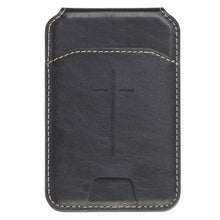 Cross Black Faux Leather Phone Wallet with Stand