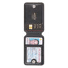 Cross Black Faux Leather Phone Wallet with Stand
