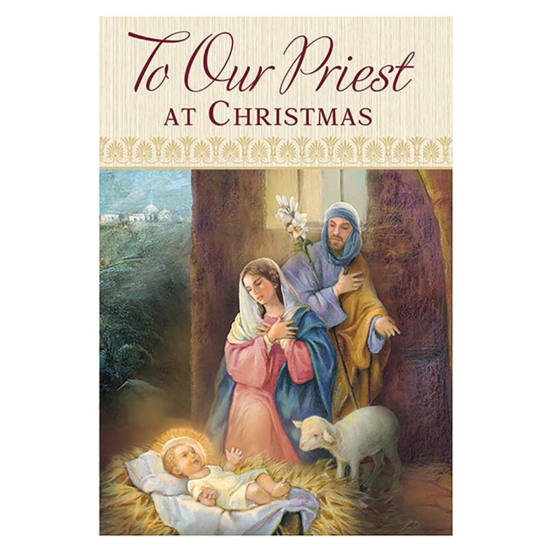 To Our Priest at Christmas Card