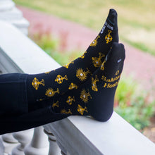 Monstrance Adult Socks: Black