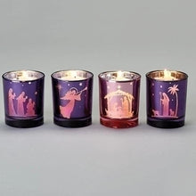 Nativity Scene Votive Holders – Set of 4