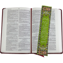 Fruit of the Spirit, Woven Fabric Christian Bookmark, Silky Soft Galatians 5:22-23