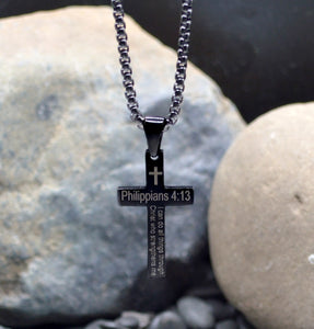 Cross - "I Can Do All Things" - Eden Merry Necklace