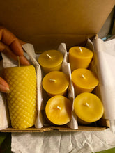 Queen’s Choice Beeswax Pillar Candle and Votive Candle 6 Pack