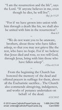 All Souls Day Prayer Card