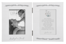 Baptism Dual Frame with Bible Verse