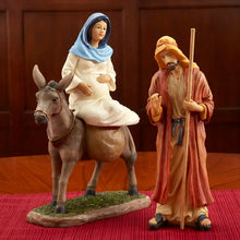 3 Kings Traveling Holy Family. 3 Piece For 10H Nativity