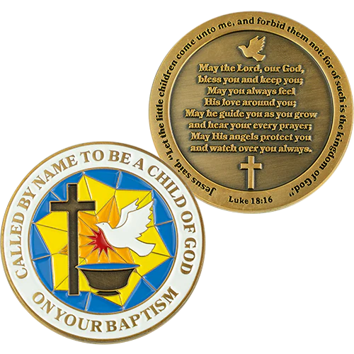Baptism Challenge Coin – Catholic Book & Gift Store