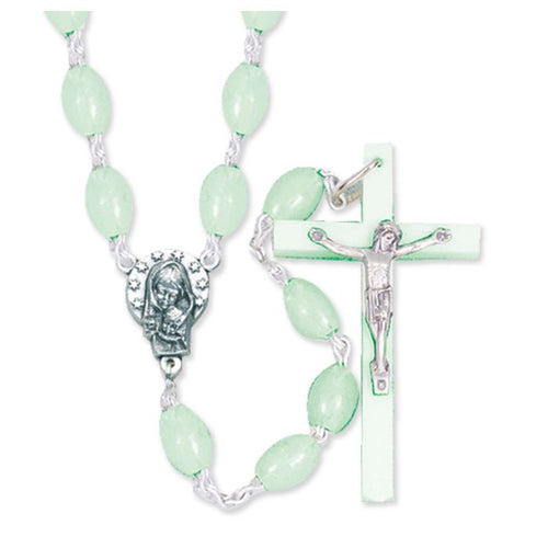 Large Luminous Acrylic Bead Family Rosary